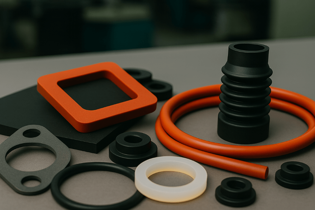 Quais os tipos de borrachas mais utilizados na indústria?