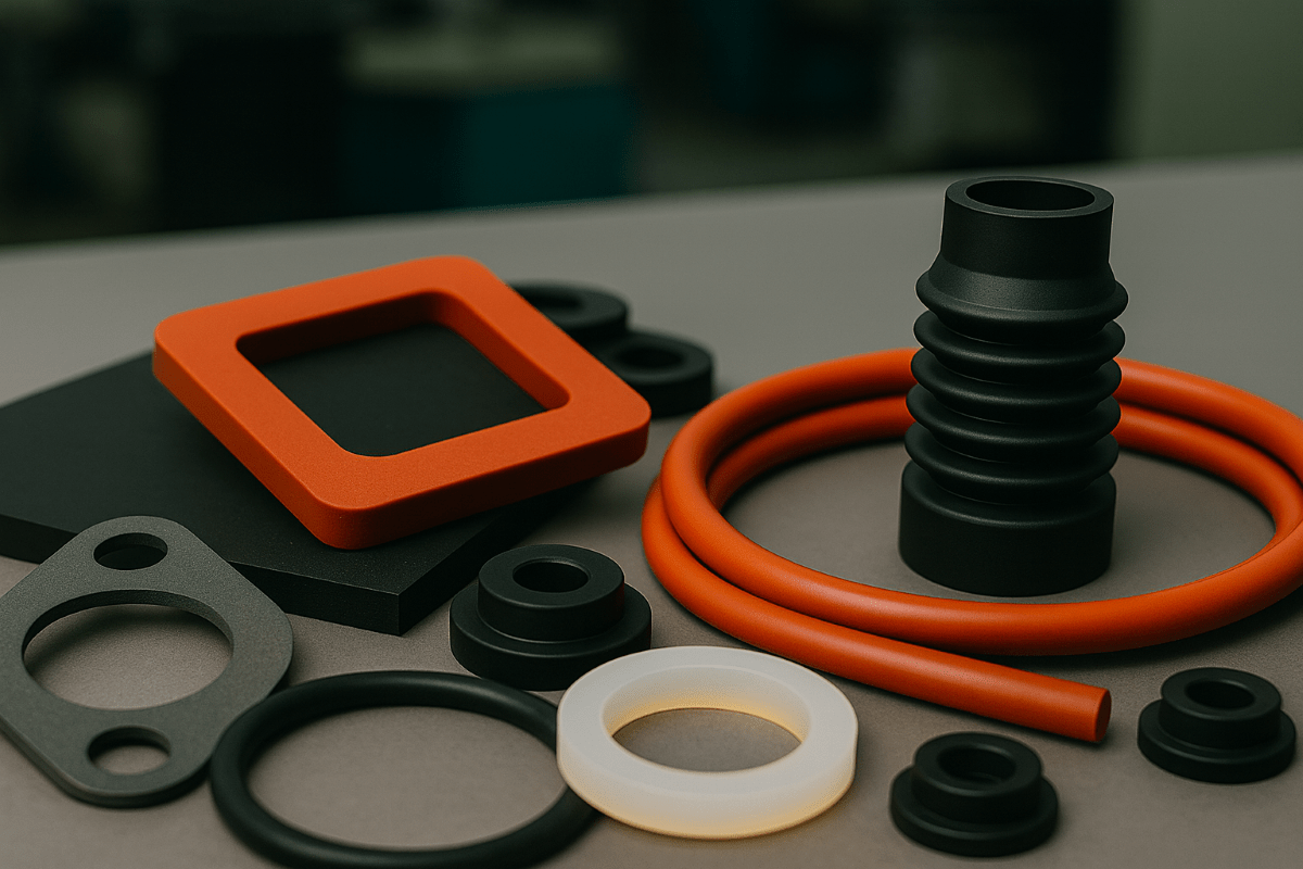 Quais os tipos de borrachas mais utilizados na indústria?