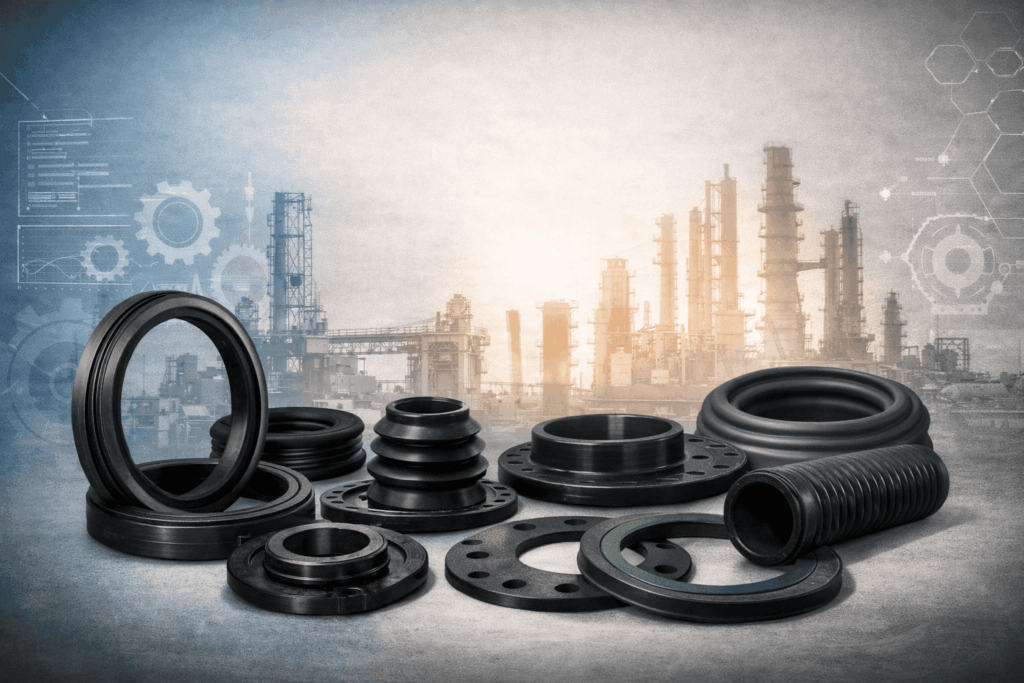 siglas de borrachas NBR SBR EPDM NR CR FKM